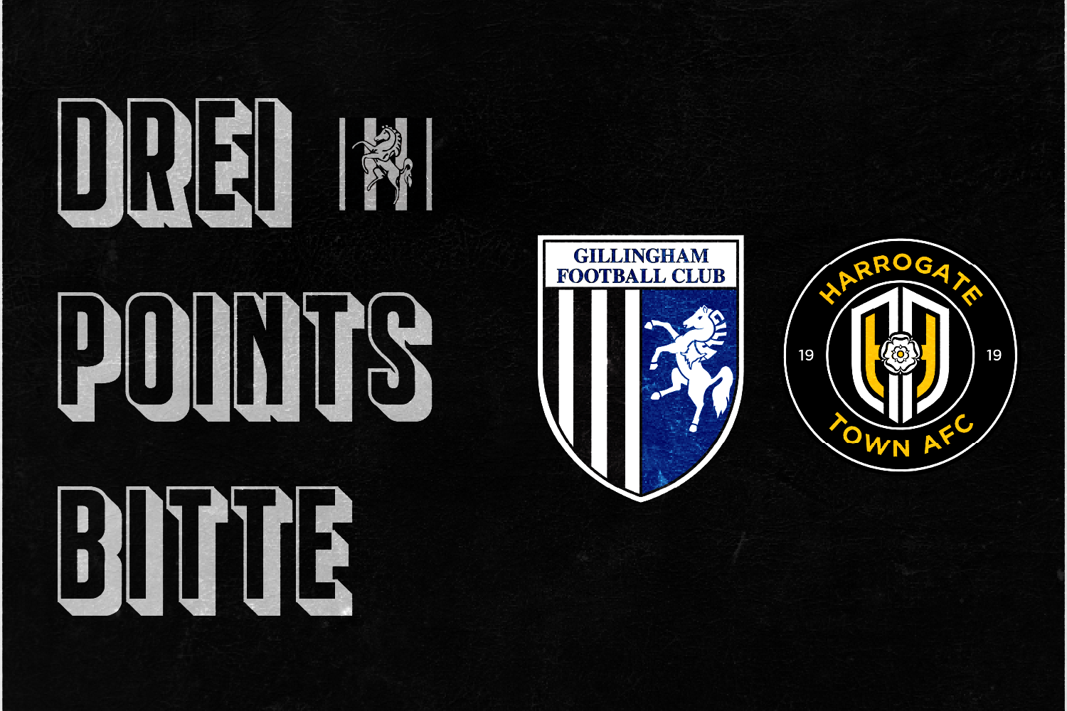 Let's Pack Priestfield and Make it 22 Unbeaten Against Harrogate